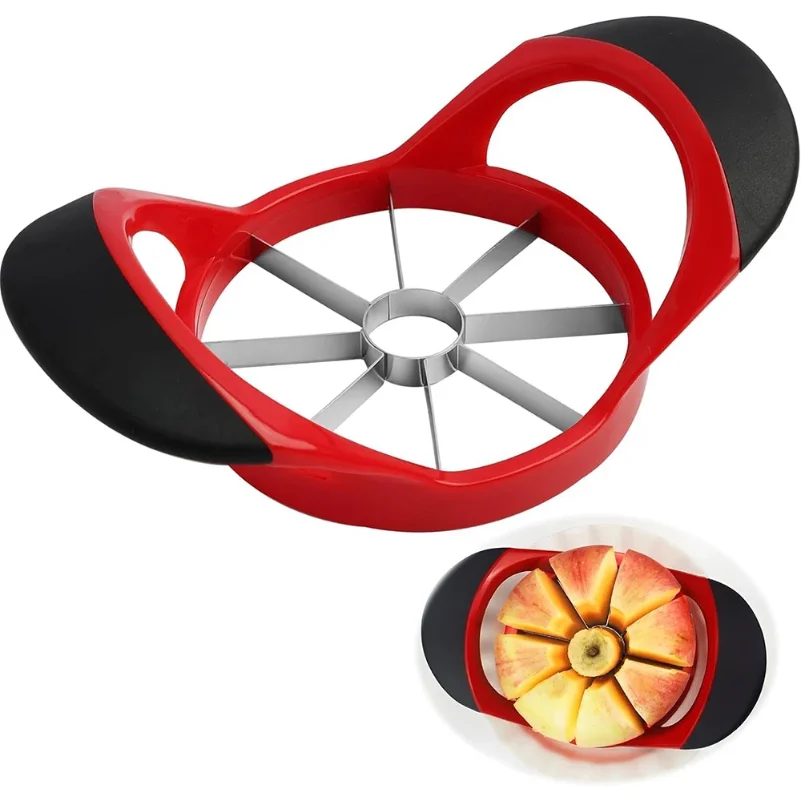 

Stainless Steel Apple Slicer & Corer, Super Sharp Apple Cutter Peeler, Multifunctional Kitchen Tool for Fruit Cutting