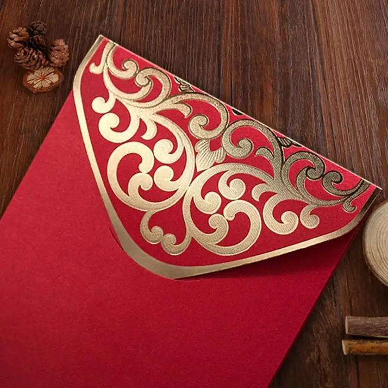 Pcsset Hot Sale Rode Envelop 2019 Chinees Nieuwjaar Rode Zak Cadeau Envelop Snelle Verzending Maat 88 18 Cm