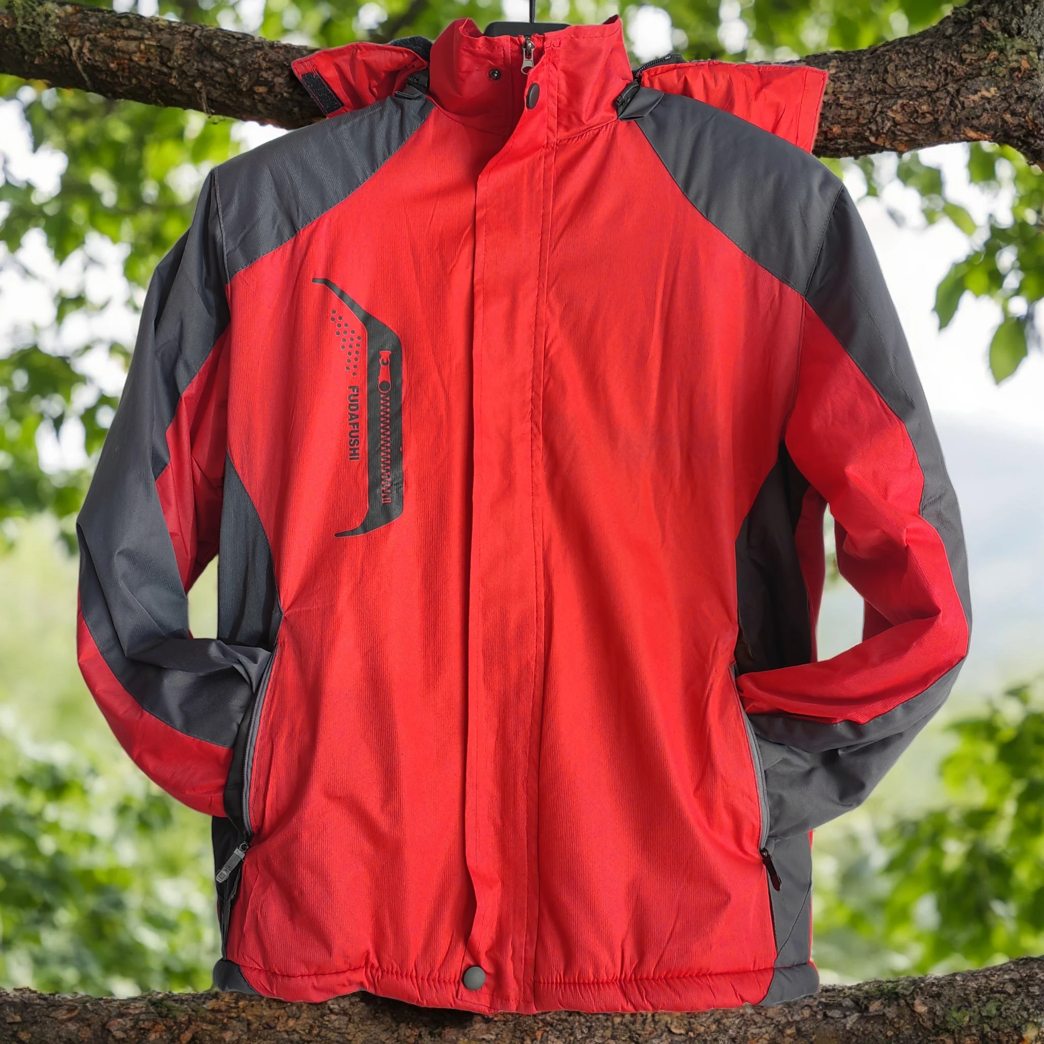 

Thiened Fce Workwear Jaet Windproof Warm Construction Worker Auto Repairing Protective Clothing Work orm Top