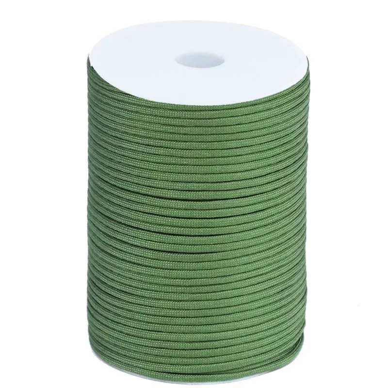100M 550 Militaire Standaard 7-Core Paracord Touw 4mm Outdoor Parachute Cord Survival Paraplu Tent Lanyard Strap DIY gevlochten touw