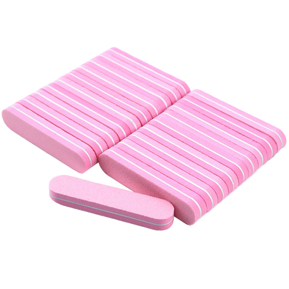 

20Pcs Mini Double Sided Nail Files Manicure Pedicure Tool for Acrylic Natural Nails Polishing Buffering Home Salon Use
