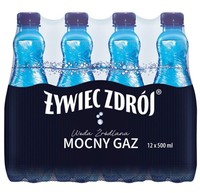 Żywiec Zdrój Strong Gas Spring Water 500 ml x 12 pieces