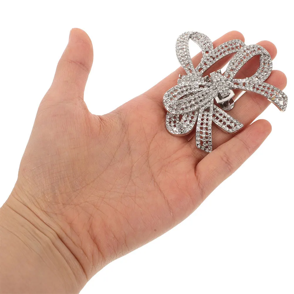

Water Drill Flower Decorative Clips Sparkling Rhinestone Bow Heel Accessories Detachable Wedding Bridal Shoe Buckles Shoe