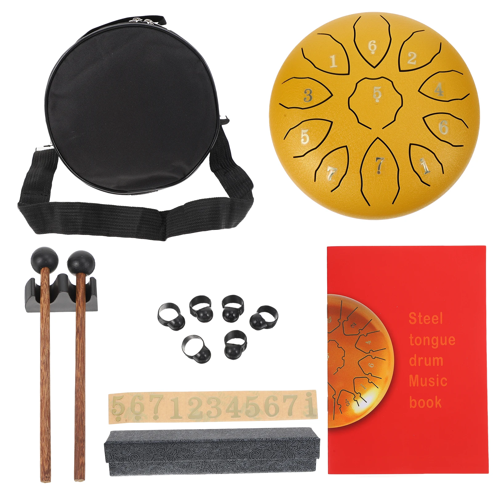 

Sticks Steel Tongue Drum Finger Sleeves Fashion Practical Accessories Thickened Carbon