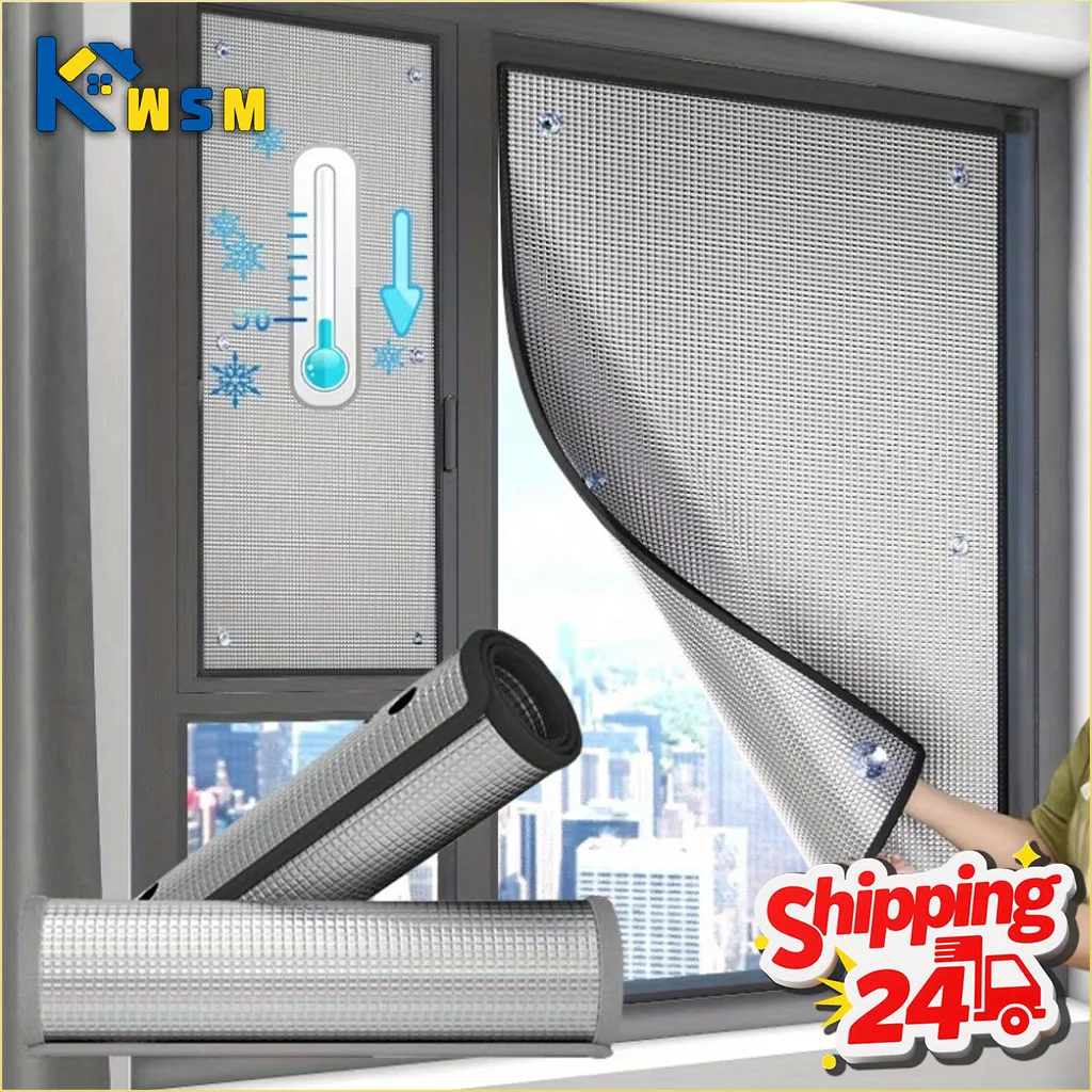 50X50CM 50X100CM Self Adhesive Window Sun Heat Insulation Film for Home Balcony Sunroom Glass Anti UV Sticker Privacy Shade
