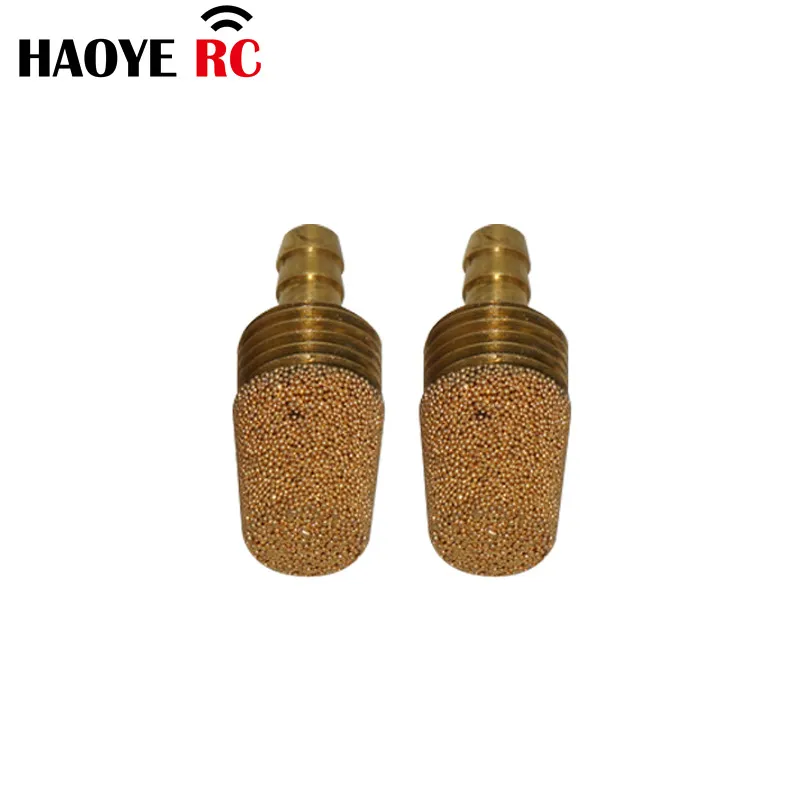 Haoye 1pc Anti Fouling Oil RC Accessory Fuel Clunk Filters Sintered Bronze High Quality D10×M10×D5×L25 Oil Hammer For RC Parts