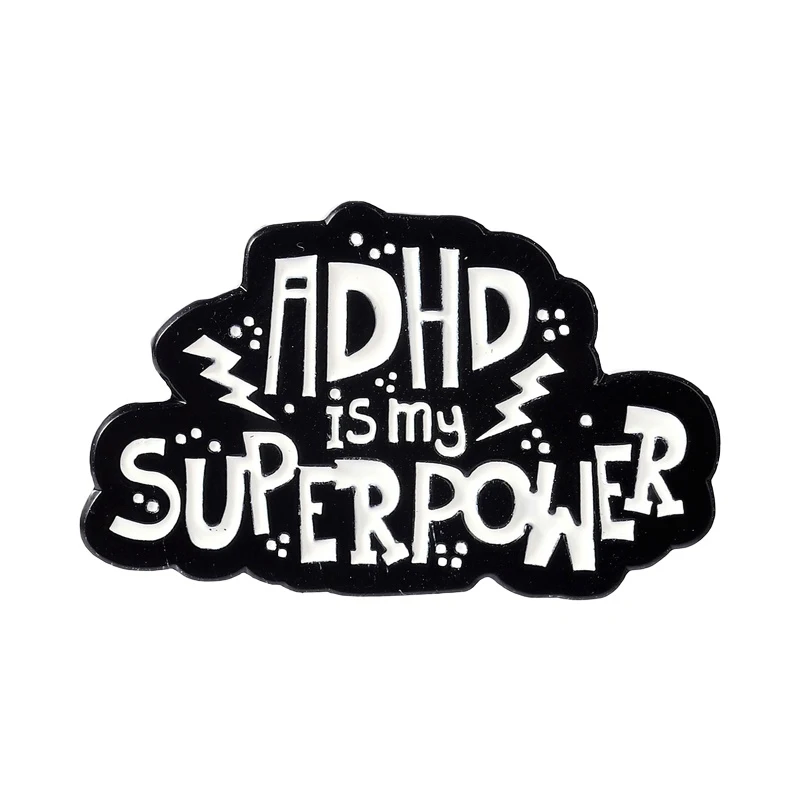 Значок-брошь-«adhd-—-моя-суперсила»-эмалевая-булавка-для-рюкзака-куртки-лацкана-Украшение-и-подарок-для-поддержки-нейроразнообразия-и-психического-здоровья