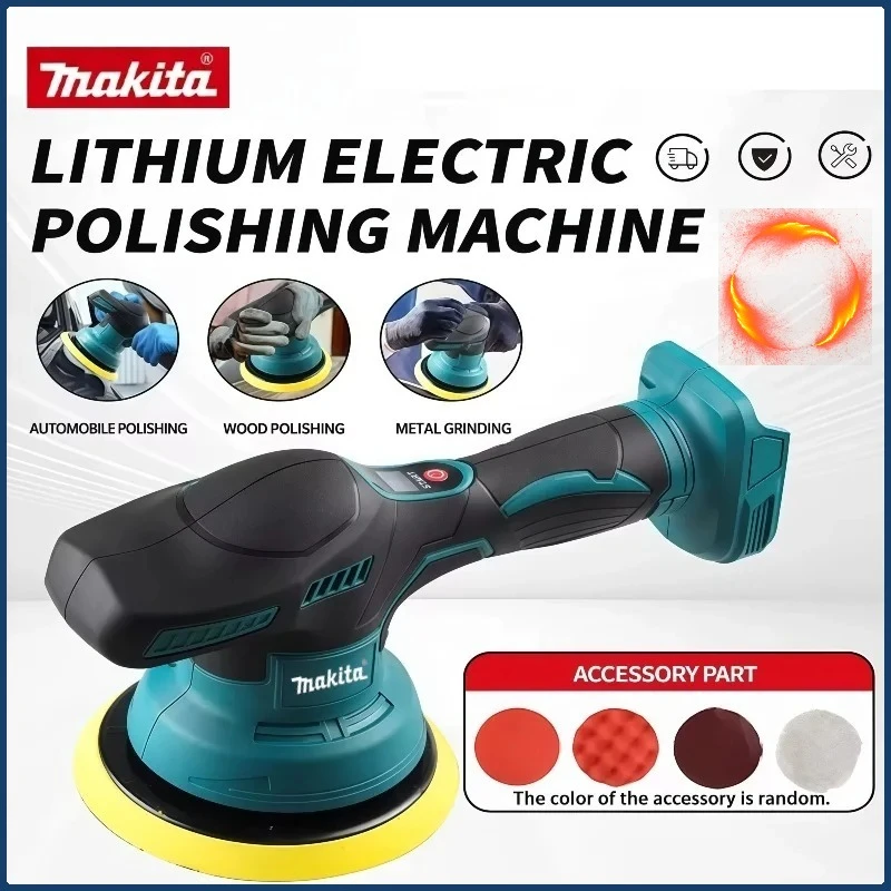 

Makita 8 Gears Electric Waxing Cordless Car Polisher Machine Wireless Buffing Polisher For Makita Battery