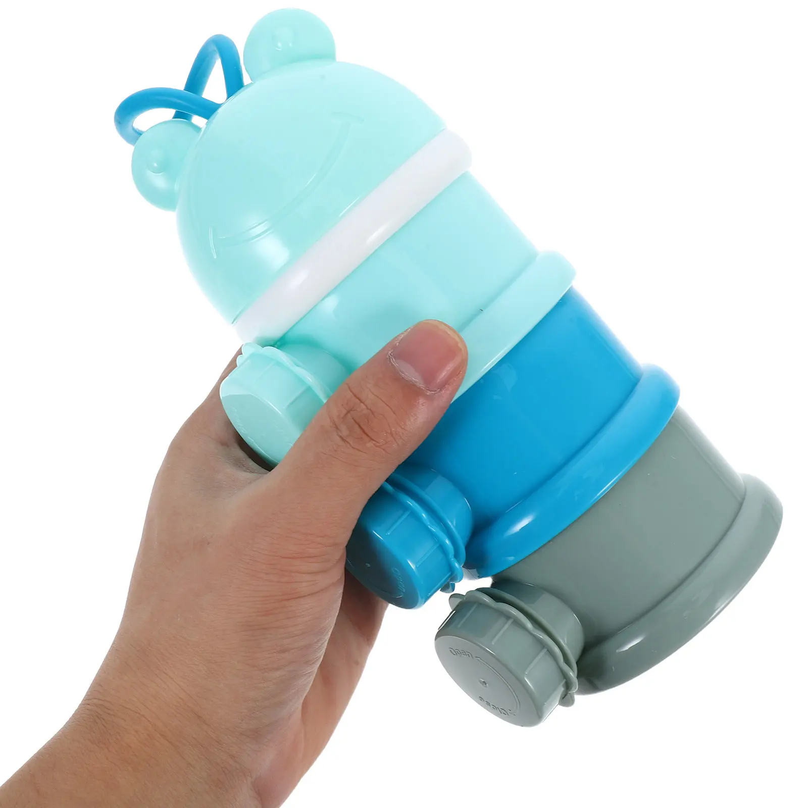 

Трехслойный контейнер для детского молочного порошка, портативный пищевой контейнер из полипропилена для хранения продуктов, для путешествий, кемпинга, закусок, овсянки, орехов, для кормления