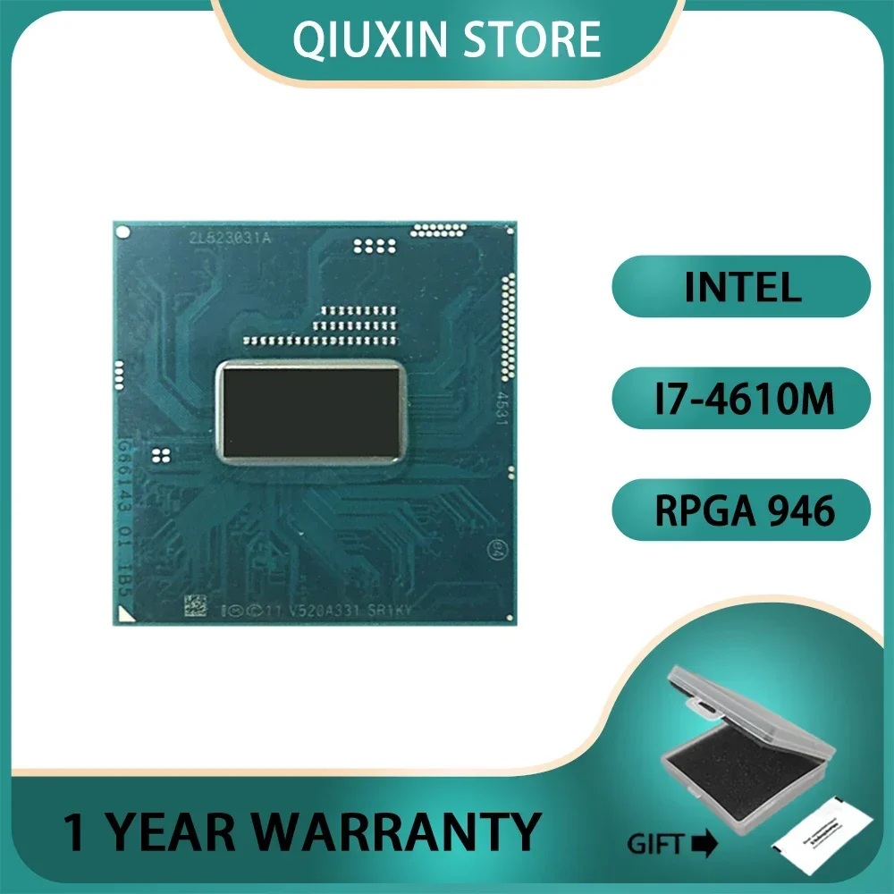 

Двухъядерный процессор Intel Core i7-4610M i7 4610M SR1KY ГГц, четырехпоточный/rPGA946B, процессор 4M, 37 Вт, разъем G3 3,0