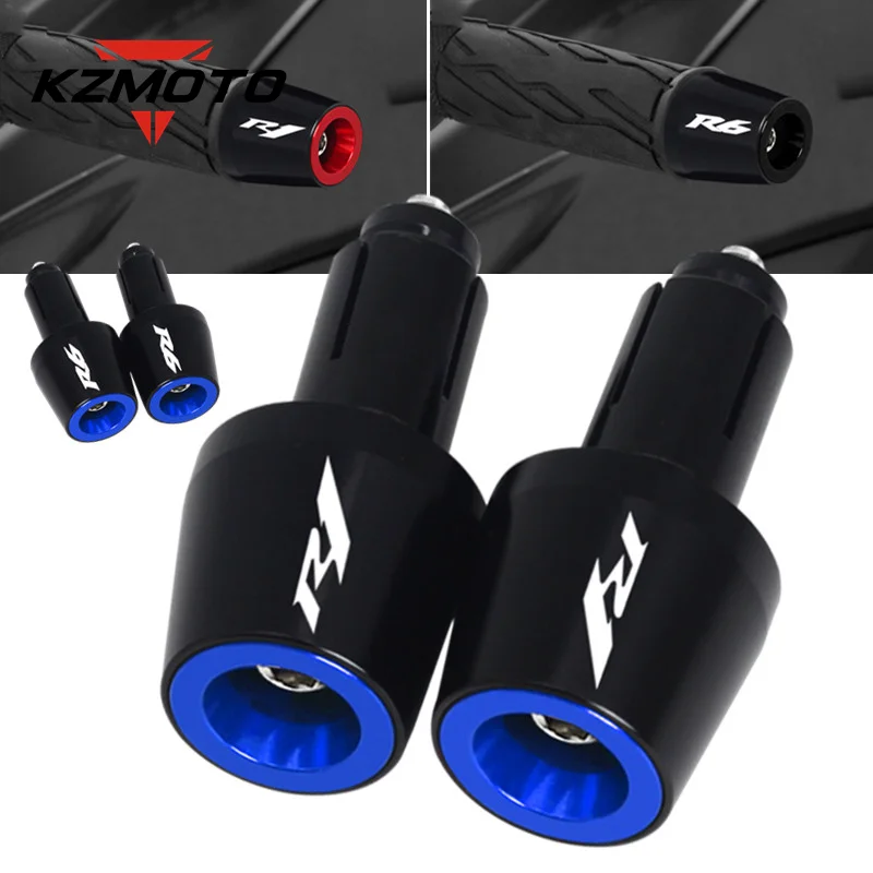 

2023 NEW R1 R6 Handlebar Grips Bar End Caps For YZF R1/R1S/R1M YZFR6 YZF-R1 yzf r1 r6 Motorcycle Accessories Ends Plug Cover