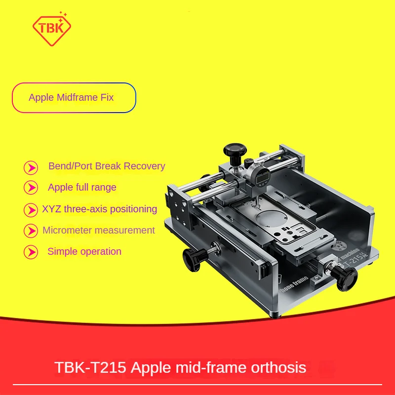 

TBK-215 Front Middle Rear Straightens Fixture for Mobile Phone Frame Repair