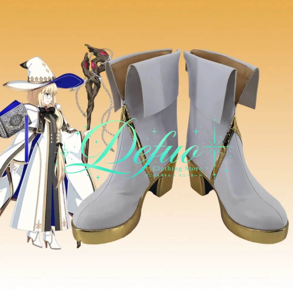 Botas de juego de rol para mujer, estilo Rain Witch Tonelico, personalizadas para anime, Halloween y fiestas