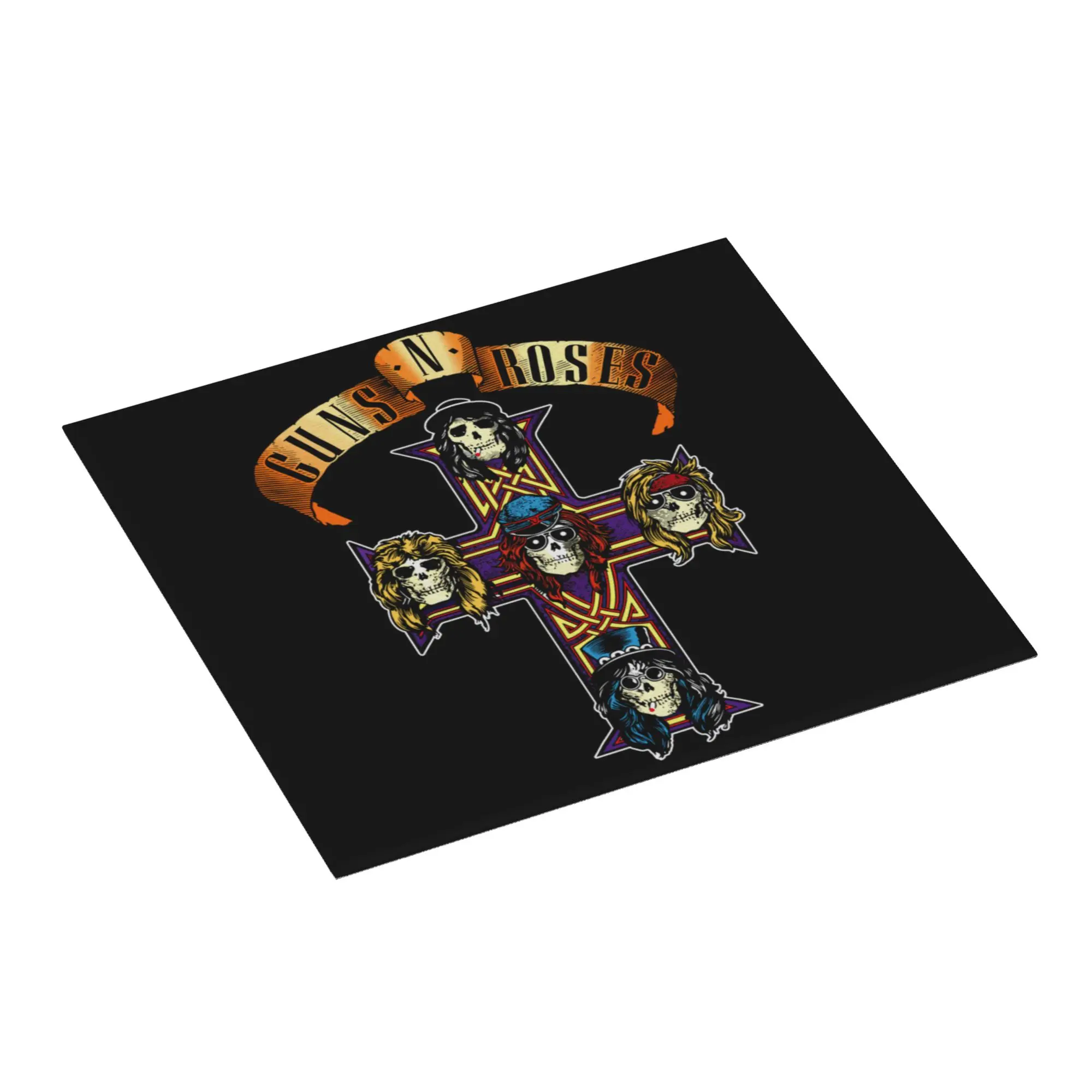 Heavy Metal Rock Music Band Guns N Rose Drying Mat For Kitchen Waterproof Non‑Slip Oil Proof Reusable Countertop Protector Mat