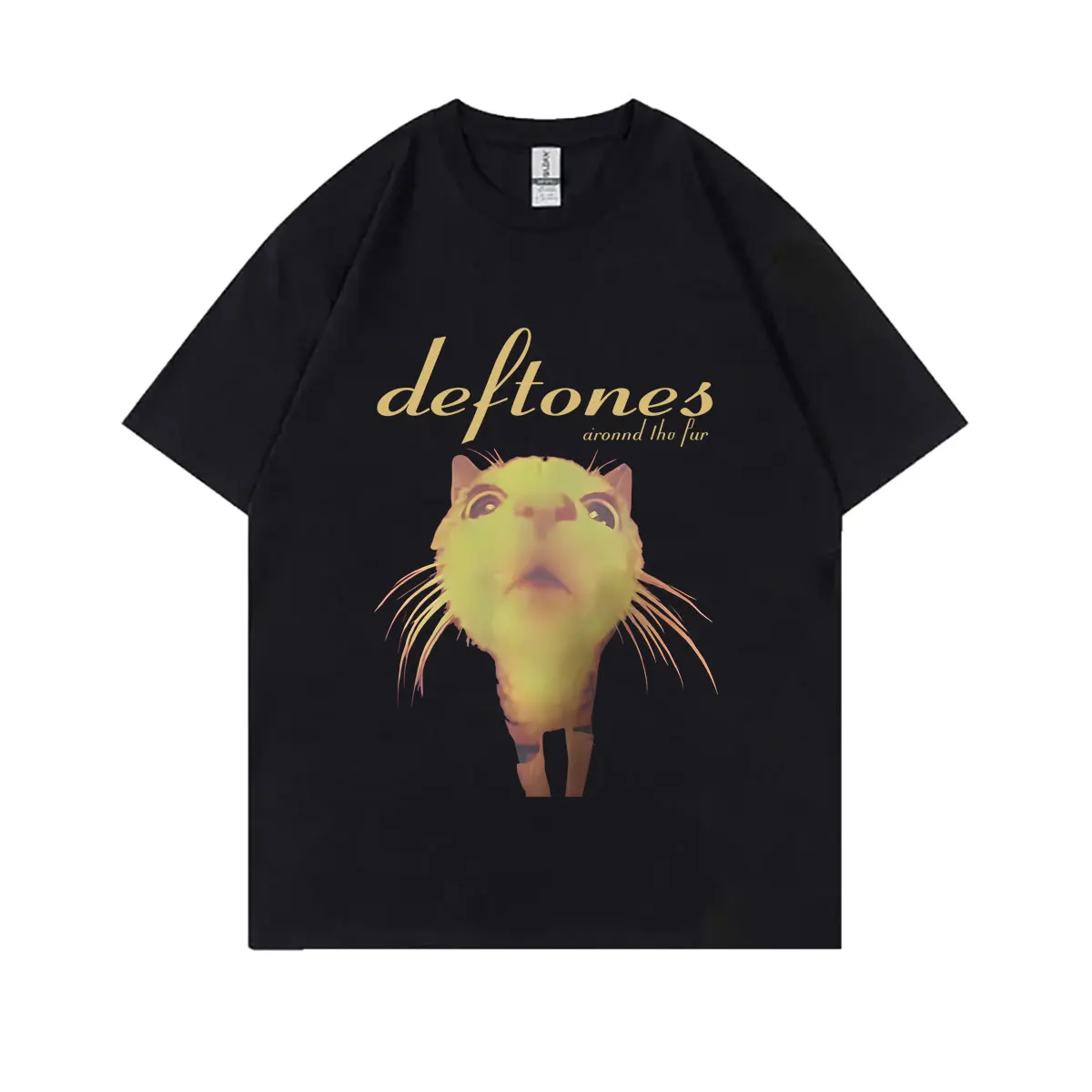 

Alternative Metal Rock Band Deftones Around The Fur Funny Cat Lovers Meme T-shirt Men Women Fashion Vintage Oversized T Shirts
