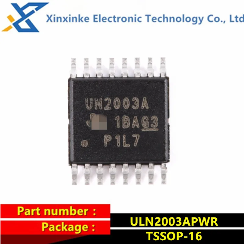 

10PCS ULN2003APWR UN2003A TSSOP-16 Darlington Transistors High-voltage High-current Darl Transistor Arrays Brand New Original