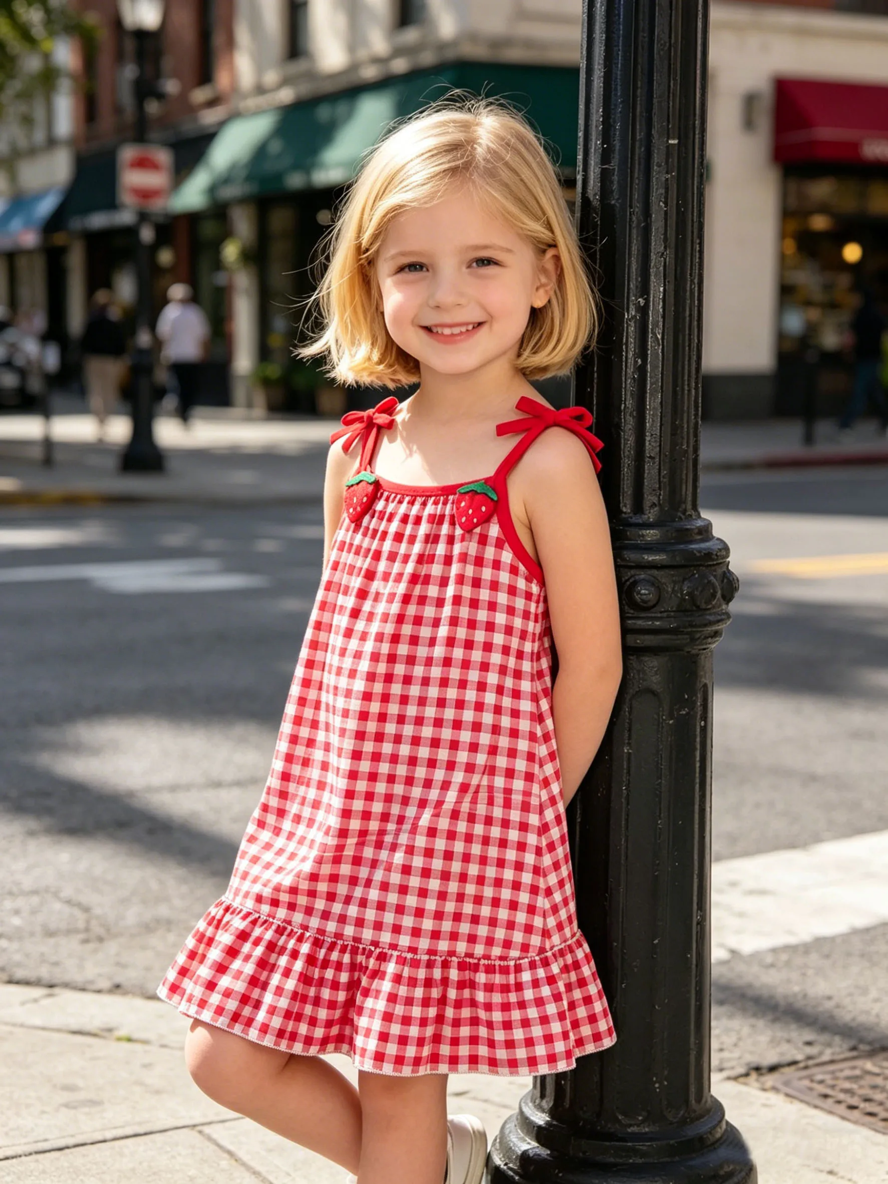 red and white summer dress Hot Tropic Romper - the fabric holds its shape while remaining comfortable for everyday wear Girls Next Red Check Collared