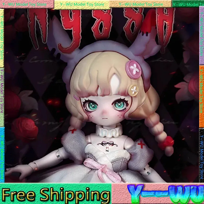 

Nyssa Eerie Nightmare Series 1/12 Bjd Blind Box Gothic Style Anime Figure Joints Can Be Moving Figures Collectible Toys Custom
