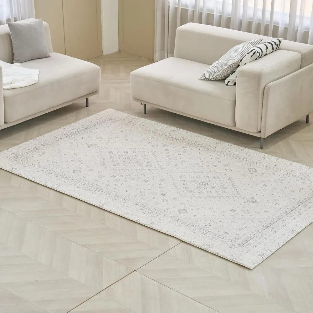 سجادة ناعمة عالية الجودة، مقاس 98 بوصة × 59 بوصة من قطعة واحدة قابلة للدوران ومقاومة للماء للرضع والأطفال الصغار والأطفال - الأفضل