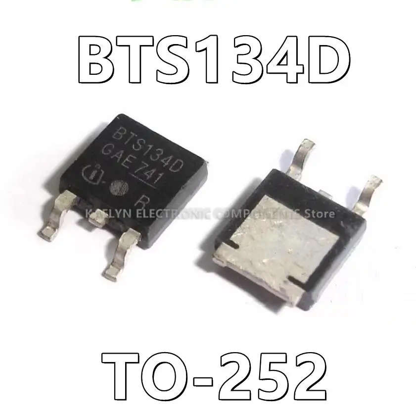 

10Pcs/lot BTS134D BTS134 Power Switch/Driver 1:1 N-Channel 3.5A PG-TO252-3