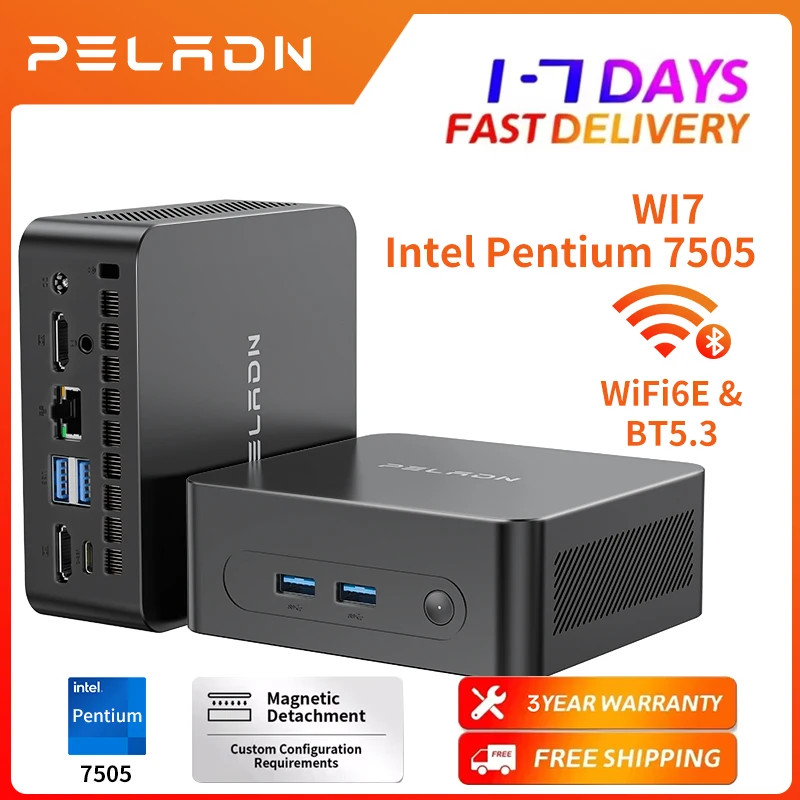 Mini PC PELADN Intel 7505