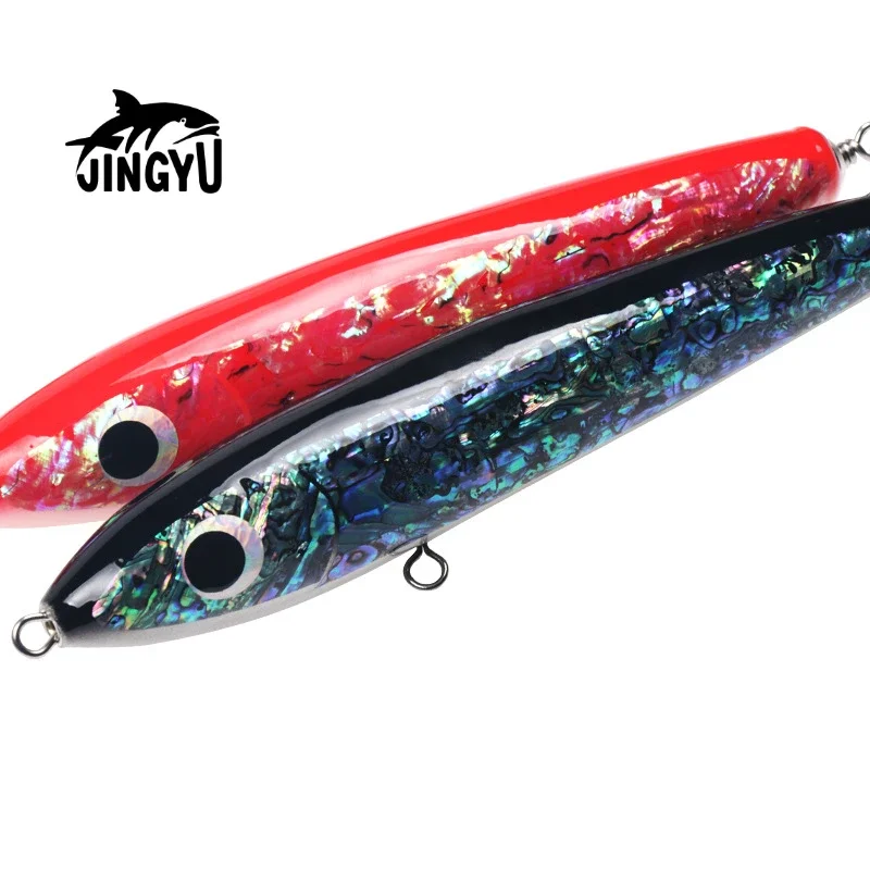 

JIGNYU Versatile Wooden Fishing Lures with Abalone Flavor and Lifelike Appearance for Different Fishing Conditions 120g 22cm