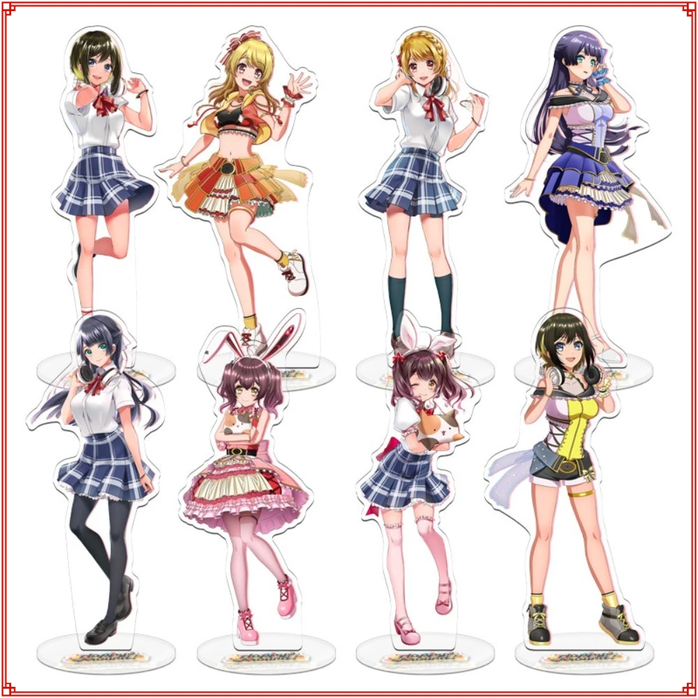 

Classics Anime Peripheral Exquisite Characters Double Sided Acrylic Stand Model Desktop Decorative Ornaments Kids Hobbies Gifts