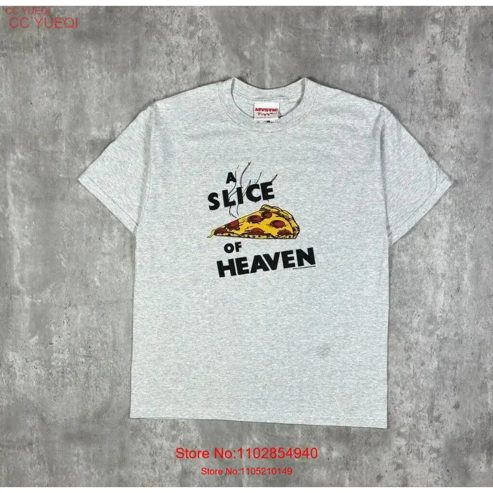 Vintage 90s A Slice Of Heaven Mystic Pizza Movie Promo T Shirt size L vintage Washed Versatile streetwear Stretched homme