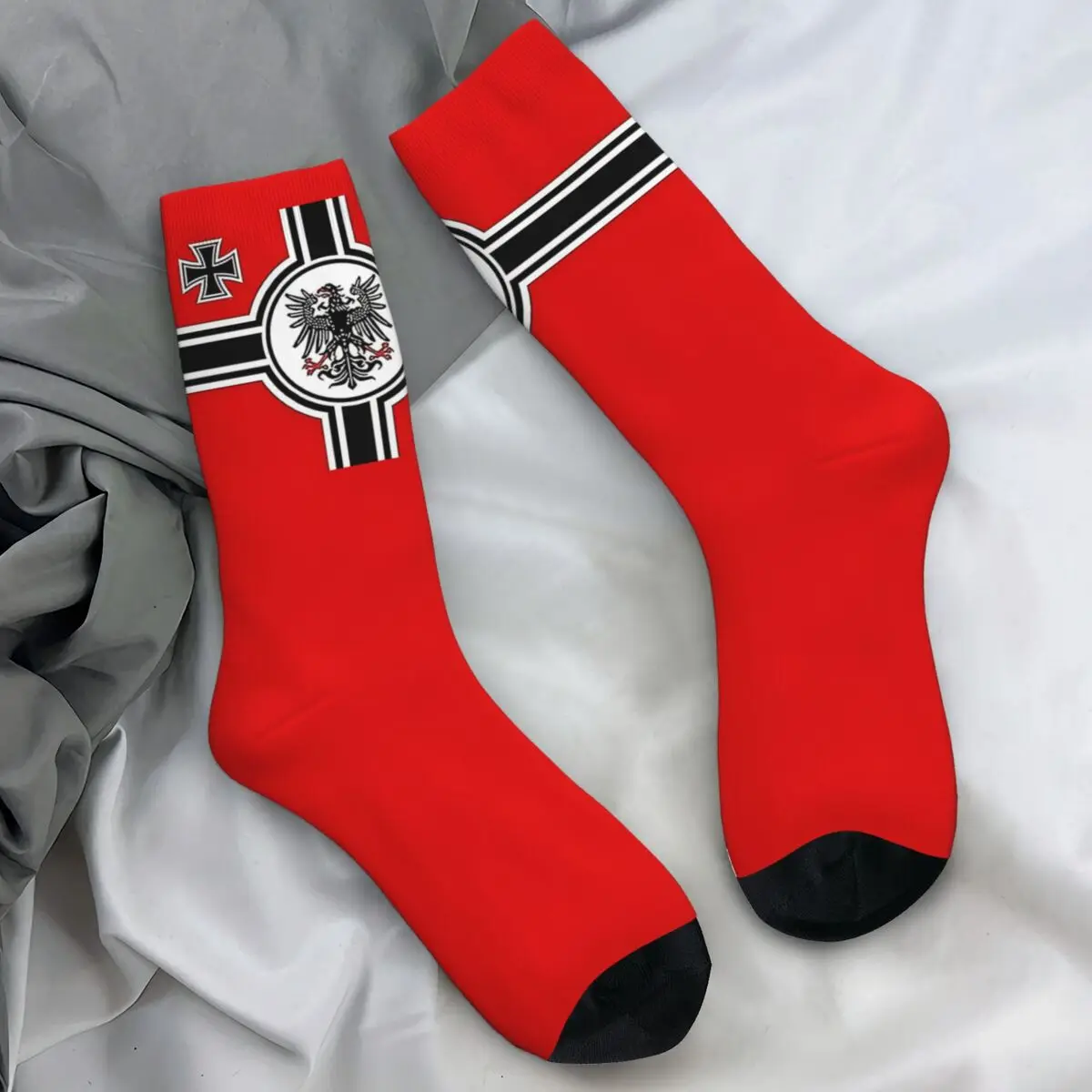 Germany DK Reich Empire Of Flag Stockings Printed Gothic Socks Winter Anti-Slip Socks Women Men Outdoor Sports Quality Socks