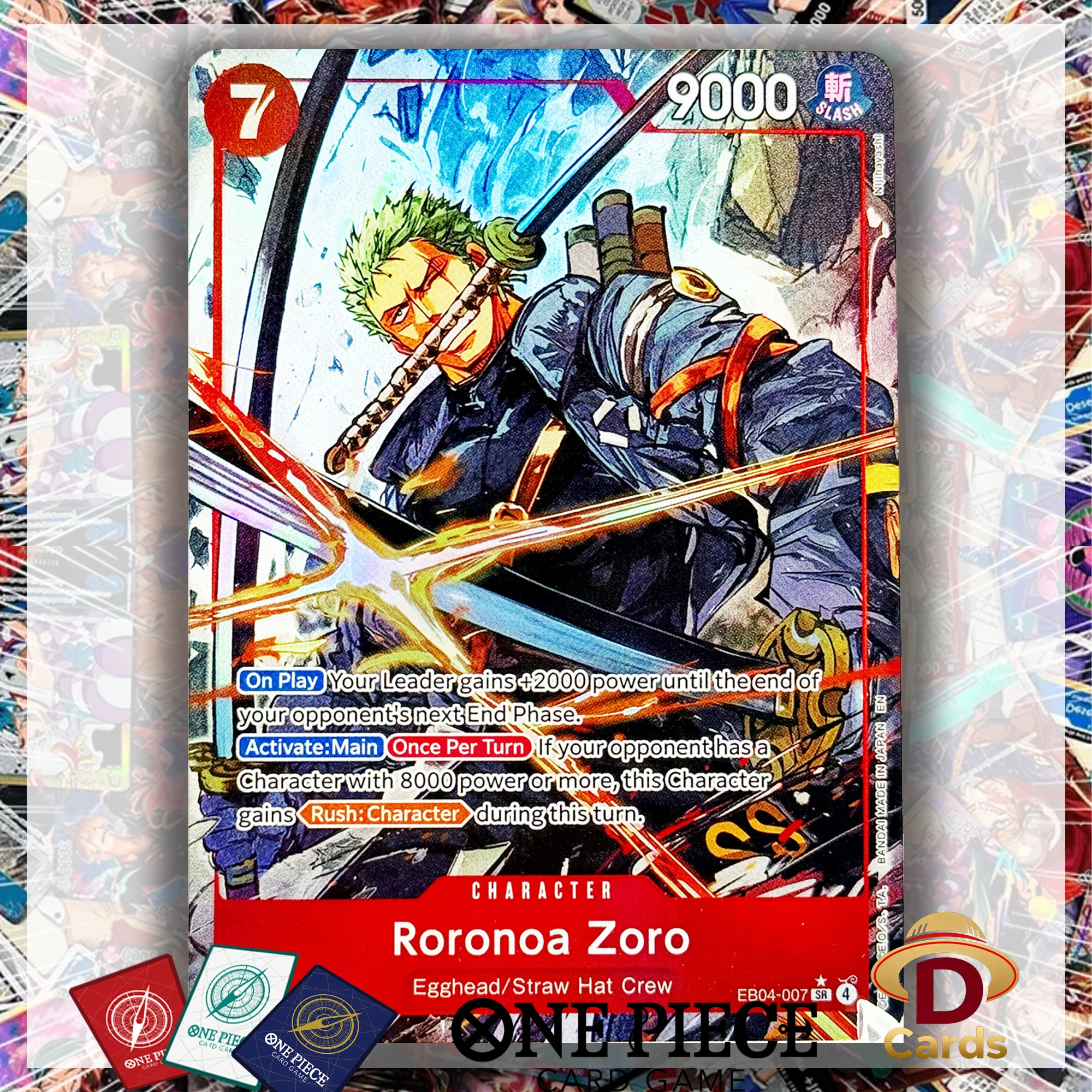 

New Zoro English One Piece Cards Adventure on Kami's Island Set Series Collection Replica Anime Game Collection Card