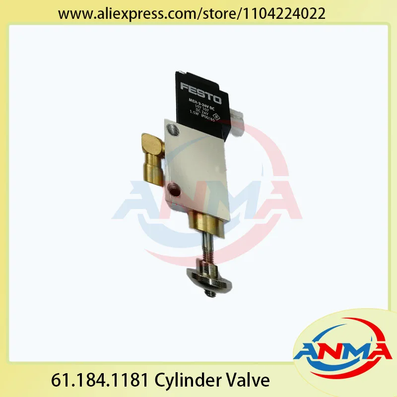 1 Piece 61.184.1181 Cylinder Valve 24VDC SM74 SM102 CD102 Solenoid Valve 61.184.1181 For Offset Printing Press Parts