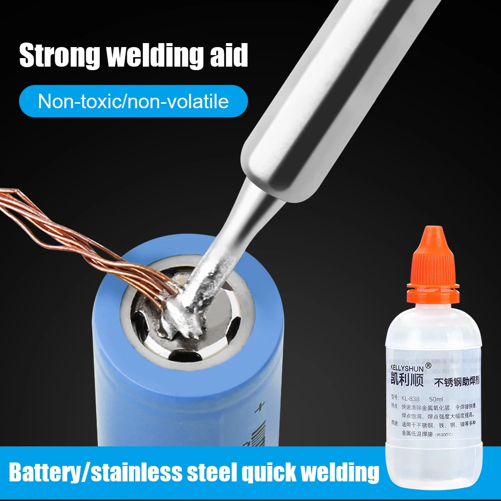 

50G Soldering Flux Liquid Solders Water For Stainless Steel Galvanized Sheet/Copper/lron Battery Welding
