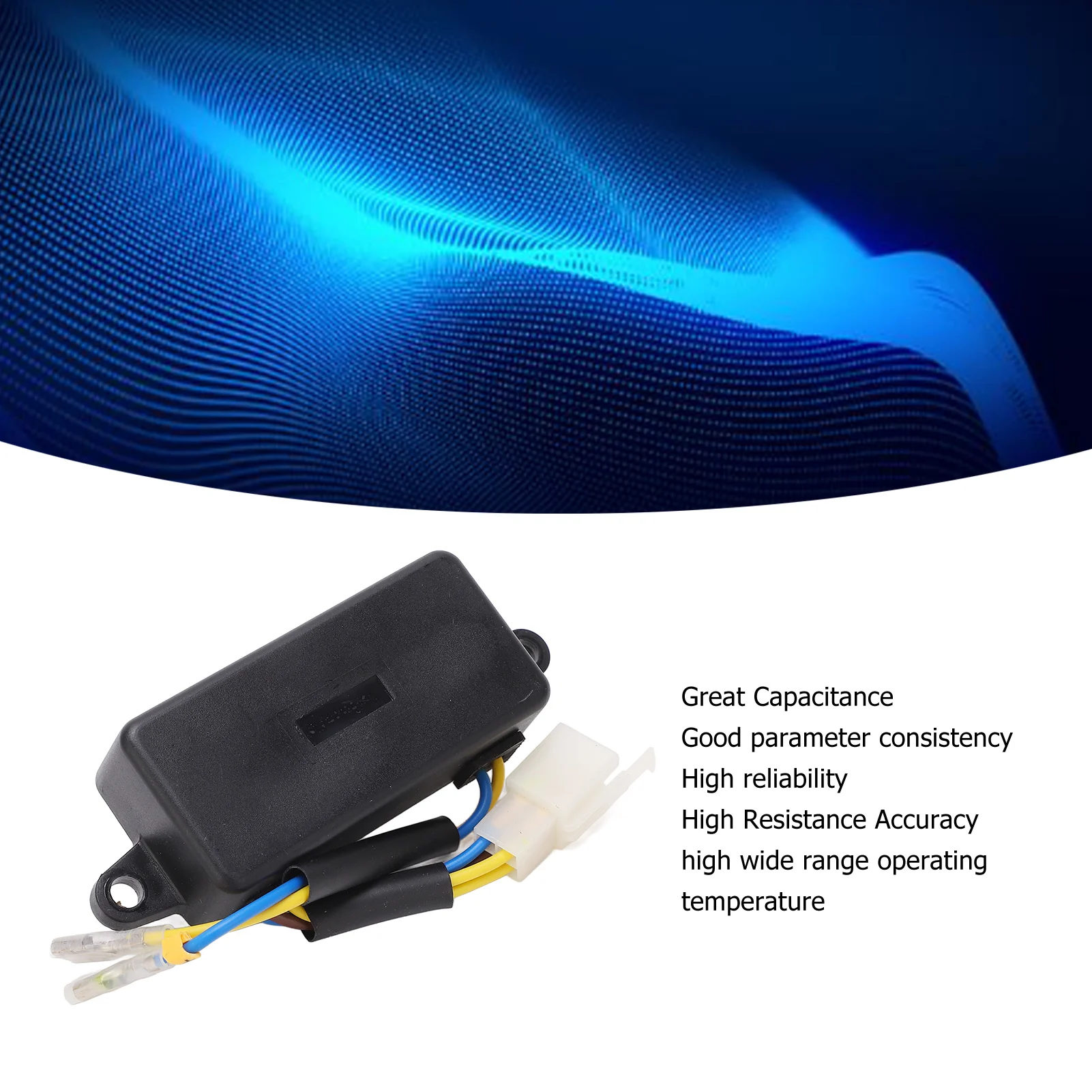 Régulateur de tension automatique de générateur monophasé, 6 fils, haute précision, ABS, essence AVR pour générateur 2kw