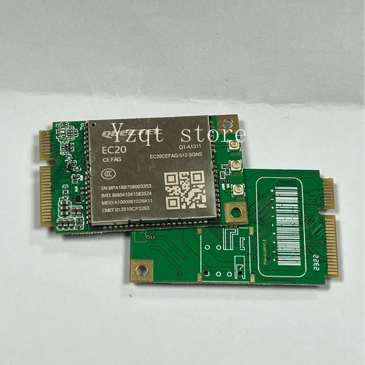 Wireless communication module EC20CE-MINI PCIE interface, full Netcom Internet access 4G CAT4 model optional
