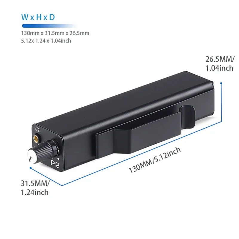 A99E-P2 مضخم سماعة الرأس للطبول والمغنيين المباشرين - دائرة ضوضاء منخفضة للغاية، ستيريو جاهز للطرق/مفتاح فوري أحادي #6