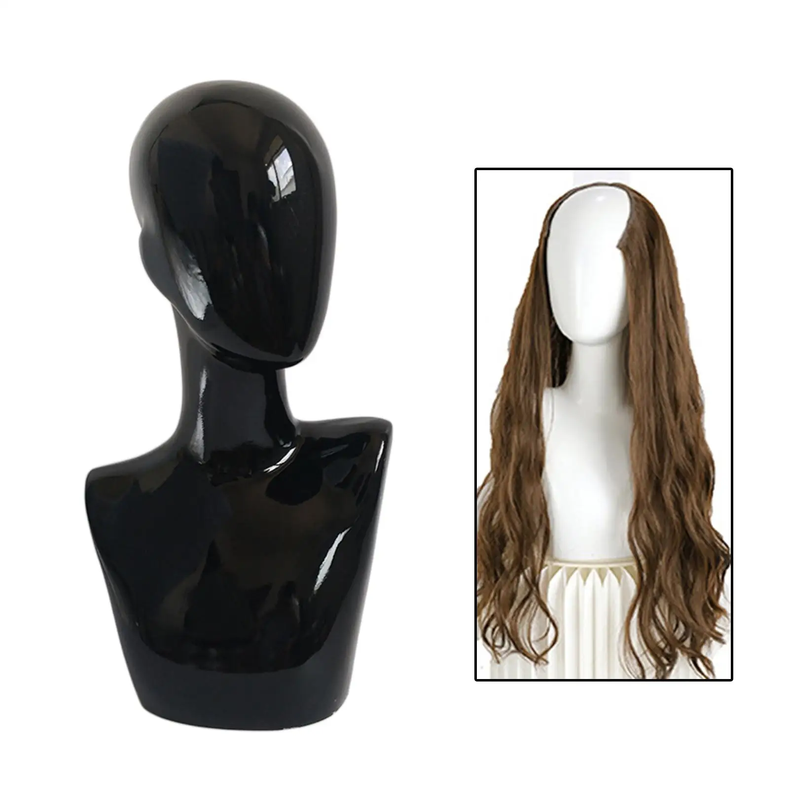 Lightweight Wig Head Photography Prop Home Decor Durable Mannequin Bust Manikin Head for Jewelry Hat Headset Hair Wig Pendant