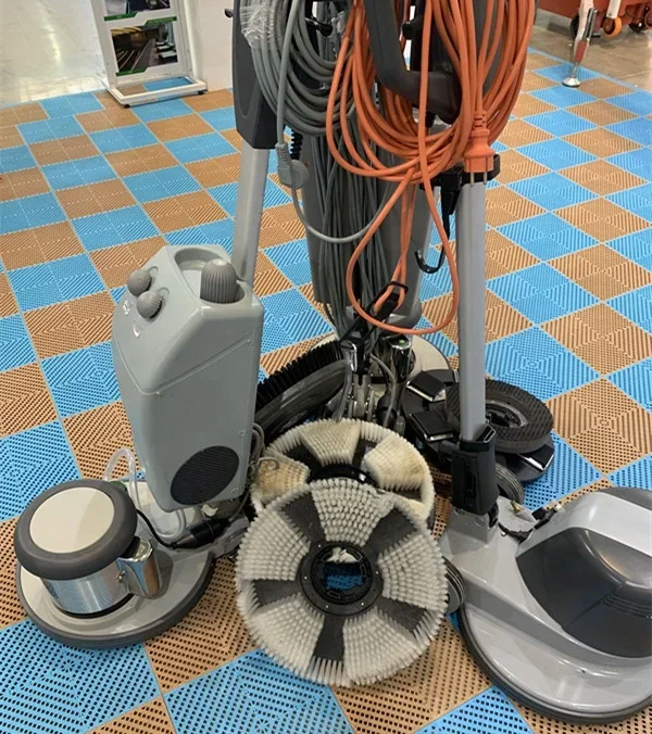 Handheld Concrete Floor Scrubbing Machine  Polisher for Marble 