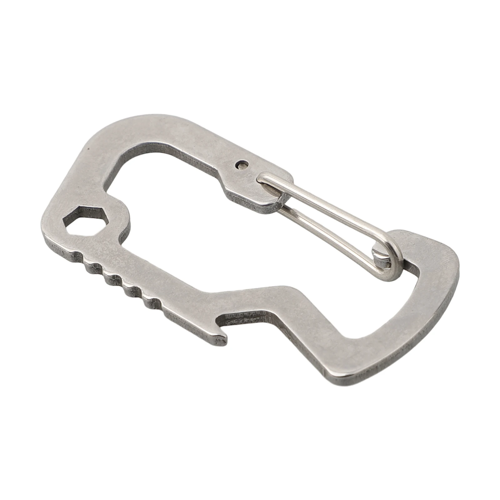 Outdoor Factory Home Carabiner Bottle Opener Stainless Steel 1 Pc 3.3*6.8cm Inner Hexagonal Opener Sport Goods