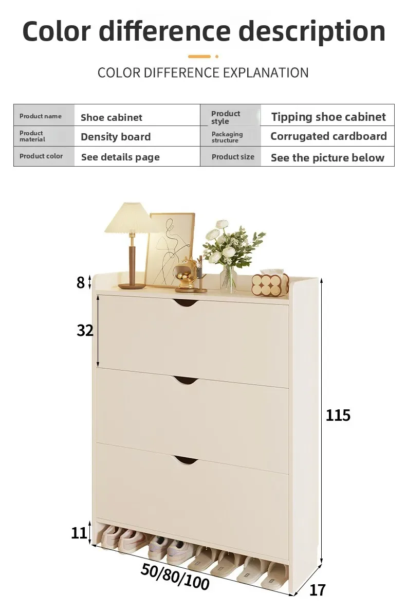 TQH Shoe cabinet household entrance corridor integrated ultra-thin storage porch cabinet against the wall narrow slot