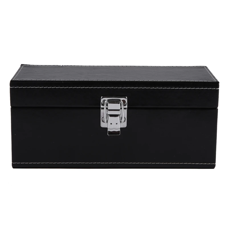 New Storage Box Coin Slab Jewelry PU Compound Plywood Style Bundle Coins Display Box Case For Home Organization