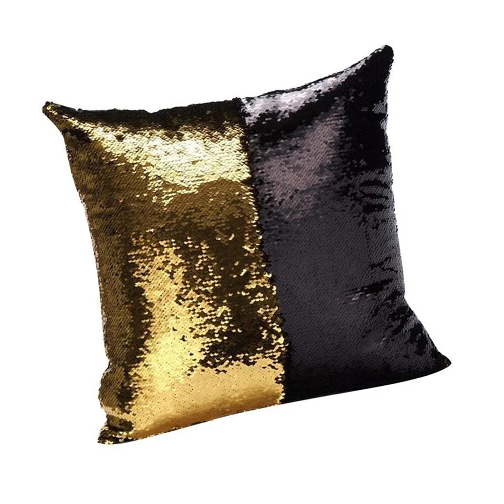 

Glitter Sequins Pillow Covers 40X40Cm Throw Cushion Case Decorative Home Sofa Party Zipper Fashionable