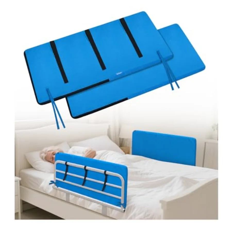 

Bed Rails Pads for Elderly Adults Bumper Bed Assist Railings for Seniors Guard Bars Safety Medical Side Rail Padding Pads Hospi