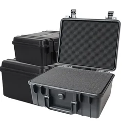 Waterproof Hard Toolbox Safety Protector Box Portable Organizer Hardware Storage Tool Case Impact Resistant Instrument Case