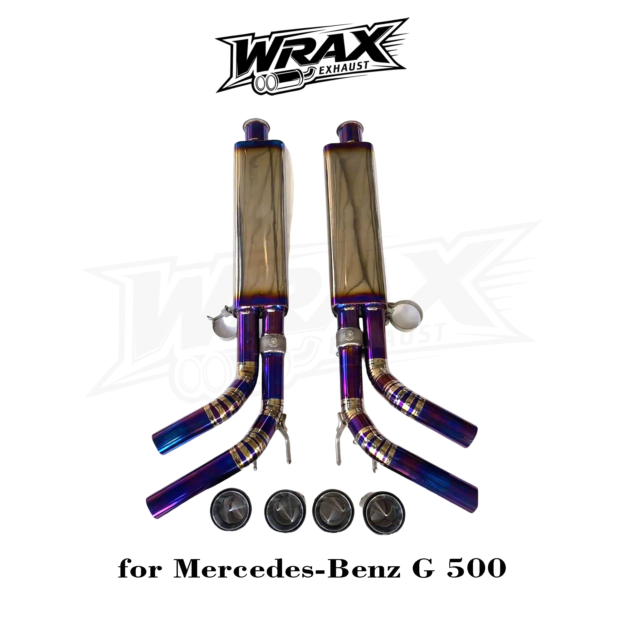 

WRAX для Mercedes-Benz G500, титановый выпускной клапан Catback, спортивный стиль, термостойкий, бесплатный наконечник, подарок