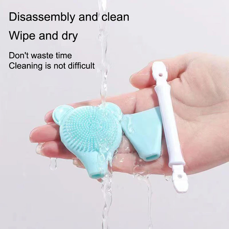2 In 1 Siliconen Mee-eter Gezichtsreiniging & Masker Borstel Spatel Diepe Reiniging Peeling Scrub Porie Gezichtsverzorging Gereedschap