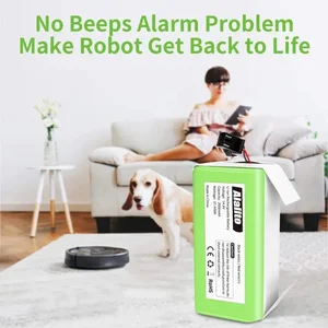 Li-Ionen-Batterie für die Exzellenz von Conga, Deebot N79S, N79, DN622, Robovac Eufy, 11s, 12, X500, 950, 990, 1090, 1790, 1990, 14,4 V, 2600mah 11 Hauptumsatzbatterien Conga - №8