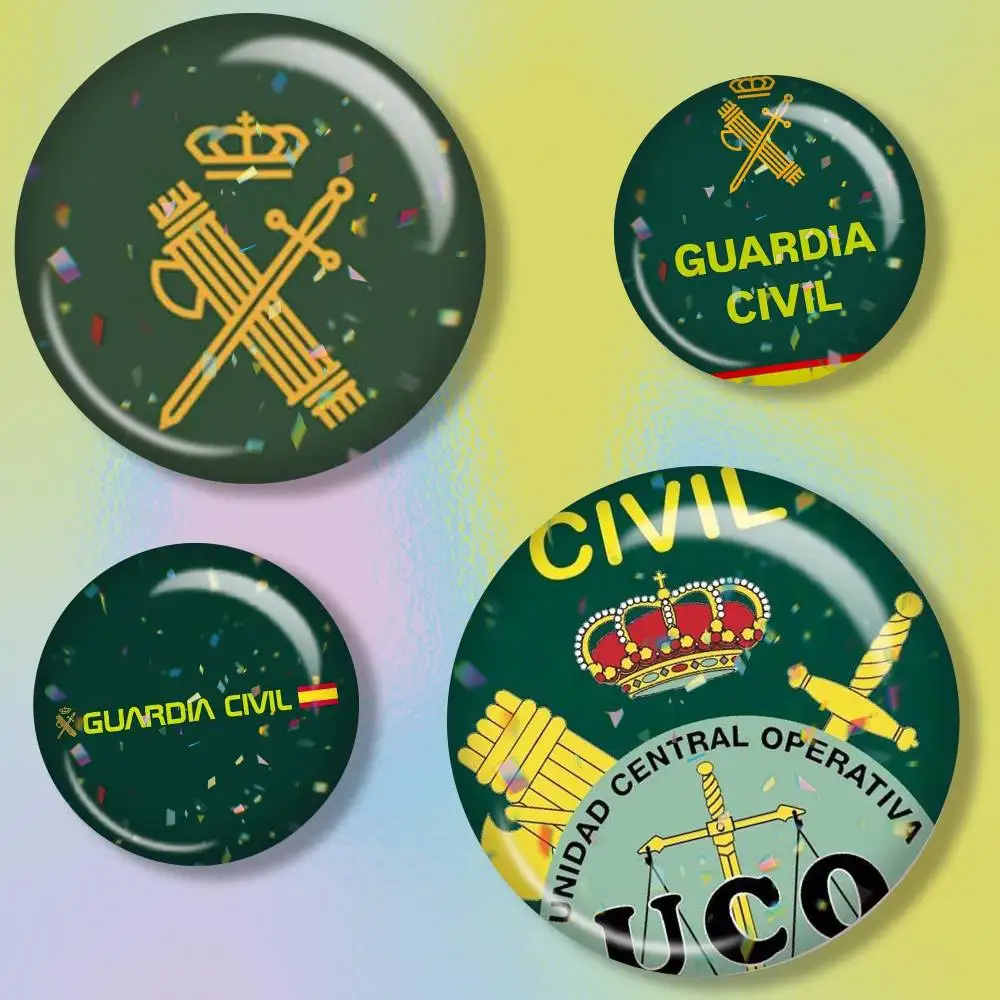 Spanish Guard Civil Emblem  Tin badges in 25/32/44/58/75mm, brooch pins for accessories & gifts,Souvenir.