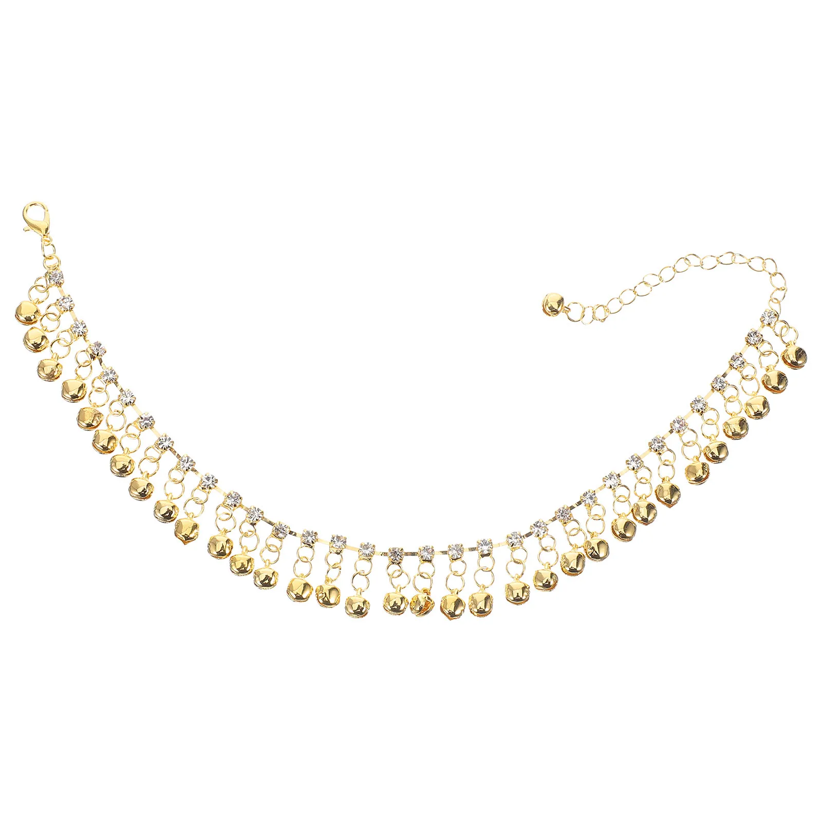 

Vintage Bell Tassel Anklet Adjustable Ethnic Beach Foot Jewelry Women Metal Decor Bell Tassel Anklet Decor Anklets