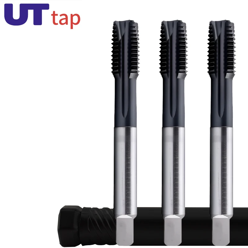 

UT TAP 1PC HSSE-PM DIN Стандартный спиральный рифленый метчик с заостренной резьбой M3 M4 M5 M6 M8 M10 M12 M14 M16 M18 M20 Машинные резьбовые метчики