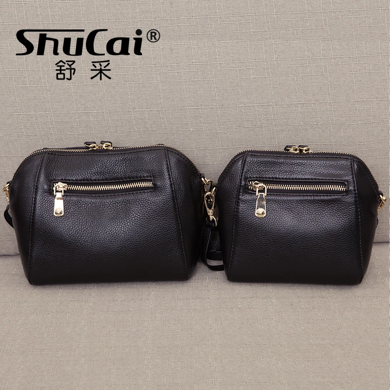 Genuine Leather Small Crossbody Bags for Women Luxury Handbag Fashion Ladies Shoulder Bag Female Party Purse Shell Bags